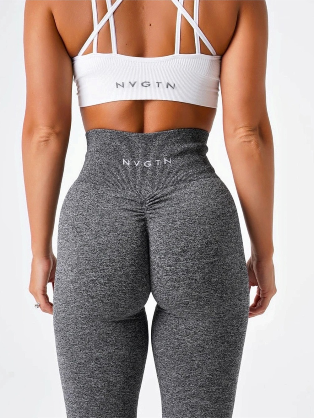 NVGTN Scrunch Seamless Leggings Gray